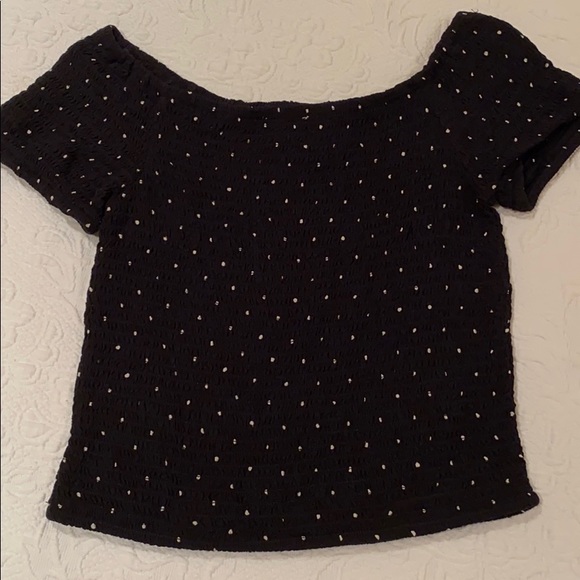 Black tube top with sleeves - Picture 3 of 3